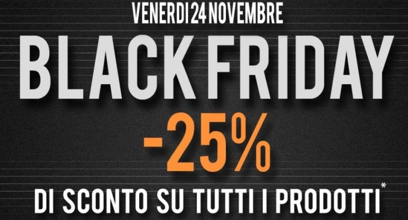 Black Friday 2017 Unieuro: -25% su tutti i prodotti, sia online che negozio, fino a domenica 26 novembre