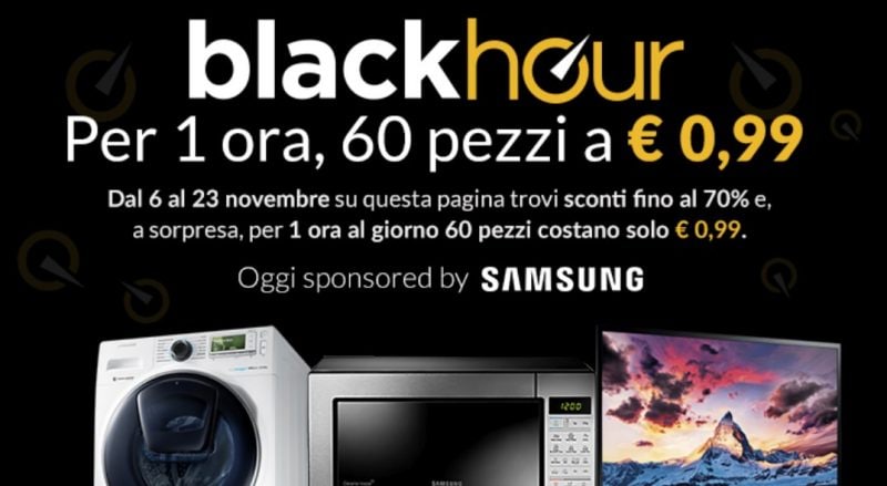 ePRICE Black Hour: ogni giorno, per un&#039;ora, 60 prodotti costano solo 0,99 centesimi!