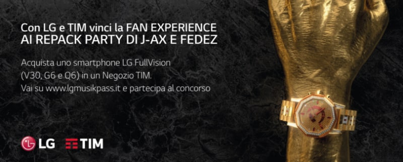 Il nuovo concorso di LG e TIM vi regala i biglietti per i concerti di J-Ax e Fedez