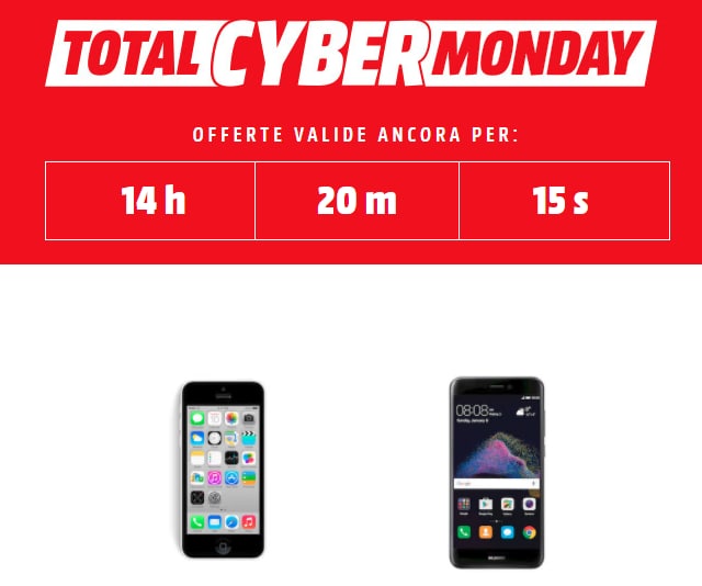 MediaWorld Total Cyber Monday: prezzi niente male su notebook, smartphone, TV giochi e console (foto)