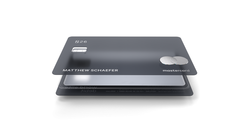 N26 lancia la prima carta di debito NFC in Europa con un &quot;cuore&quot; in metallo
