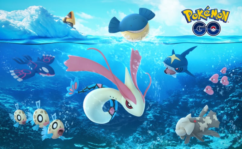Pokémon GO: nuovo evento festivo fino a Natale e arriva anche il leggendario Kyogre