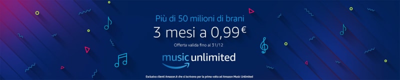 Amazon Music Unlimited: 2 mesi gratis di abbonamento Family con questo codice