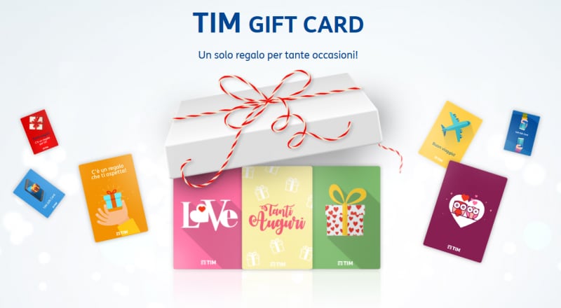 TIM Gift Card è il modo più smart per fare i regali di Natale