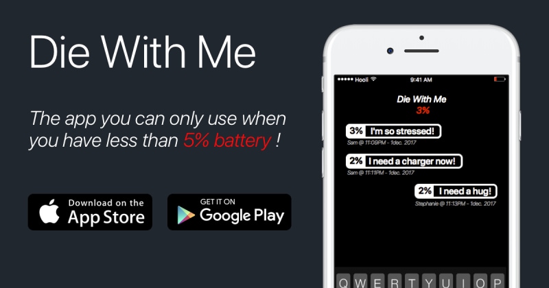 Die With Me è l&#039;app che potrete usare solo &quot;al capezzale&quot; del vostro smartphone (foto e video)