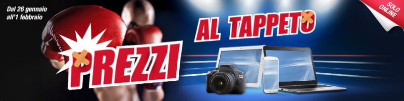 Trony &quot;Prezzi Al Tappeto&quot; online fino al 1° febbraio: smartphone, TV, fotocamere (foto)