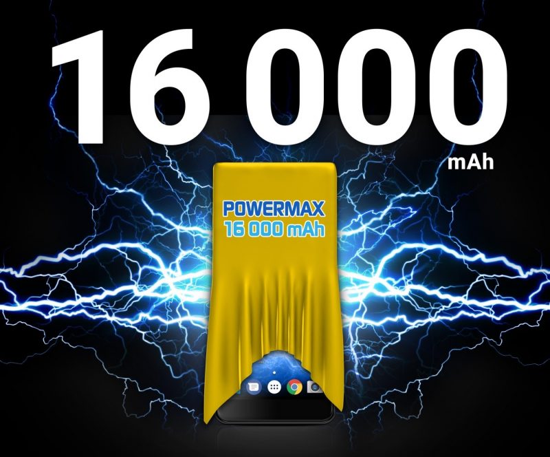Anteprima ENERGIZER PowerMax P16K Pro, lo smartphone con 16.000 mAh di batteria!