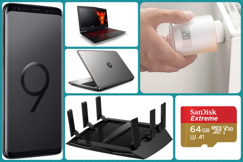 In offerta su Amazon: Galaxy S9 a -30€, microSD, networking top e notebook