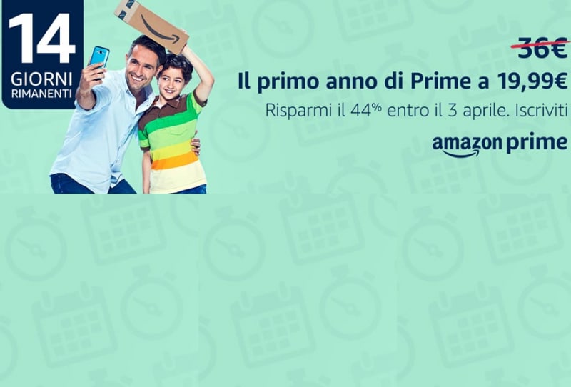 Amazon Prime rincara: 36 euro l&#039;anno dal 4 aprile 2018, ma spunta anche l&#039;abbonamento mensile