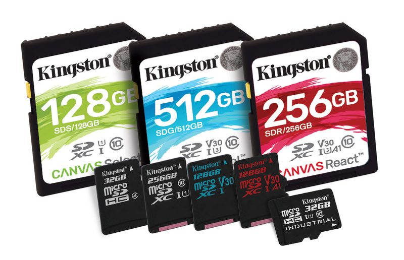Kingston lancia le nuove schede SD e microSD serie Canvas, perfette per ogni esigenza (foto)