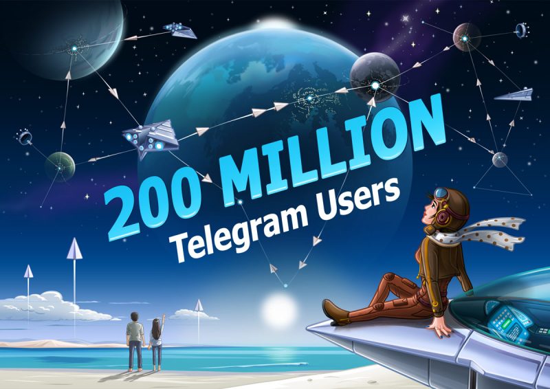 Telegram si aggiorna su Android e iOS e può anche festeggiare: 200 milioni di utenti (foto)