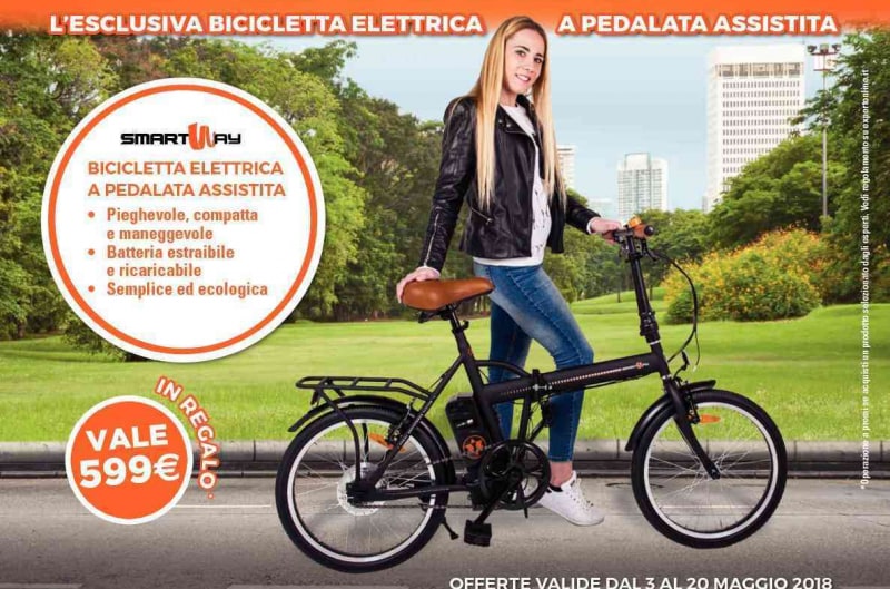 Volantino Expert: fino al 20 maggio bici elettrica in regalo con i TV, ma anche smartphone e PC (foto)