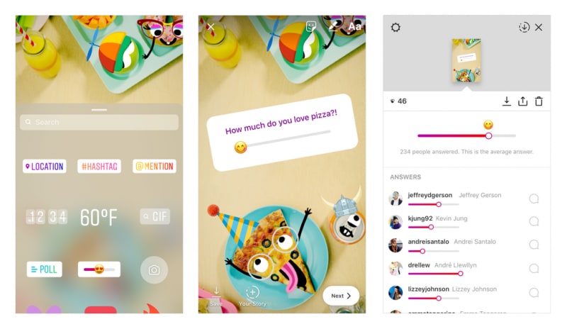 Col nuovo Emoji Slider di Instagram potete capire esattamente il &quot;quanto&quot; delle cose (foto)