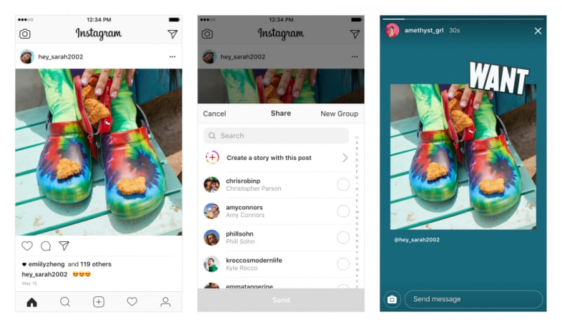 Instagram ha una novità: condividere i post nelle Storie non è mai stato così semplice
