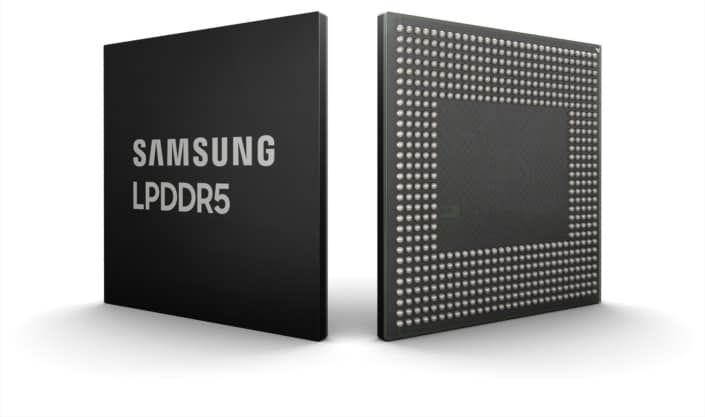 Samsung pensa al futuro delle RAM e lancia un nuovo chip LPDDR5 da 8 Gb (foto)