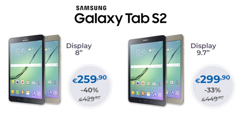 Samsung Galaxy Tab S2 in sconto su Unieuro, solo fino al 29 luglio