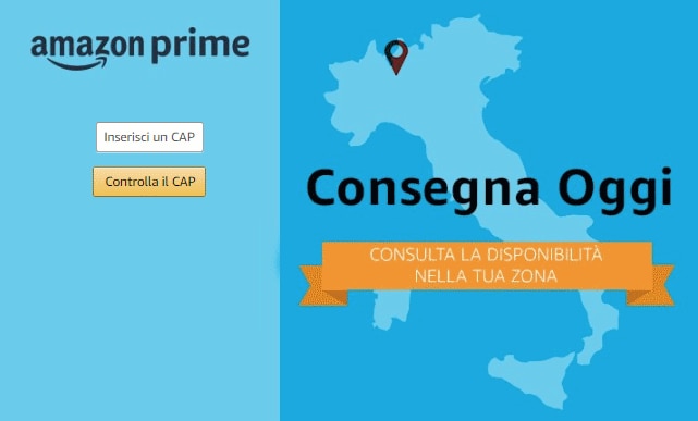 Amazon: Consegna Oggi sbarca a Torino!