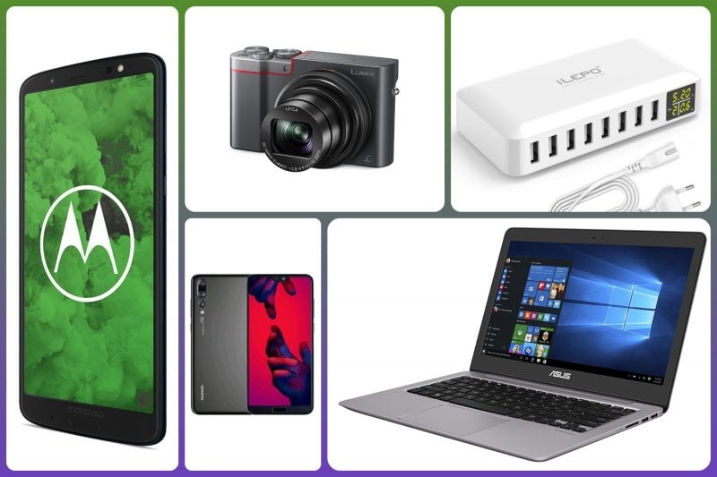 Huawei P20 Pro, Moto G6 Plus, tanti notebook, fotocamere e tanto altro in offerta su Amazon
