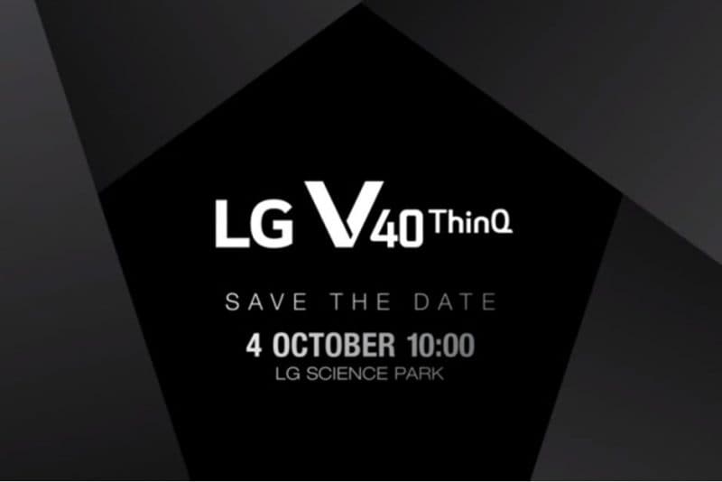 Ottobre si presenta bene: il 4 LG svelerà V40 ThinQ e le sue tre fotocamere (video)
