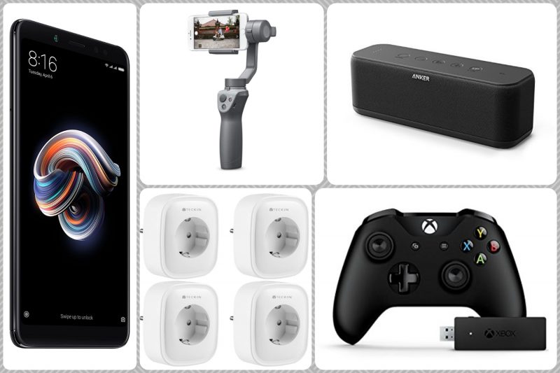 Offerte Amazon: Xiaomi Redmi Note 5, controller Xbox per PC, prese smart e tanti altri gadget