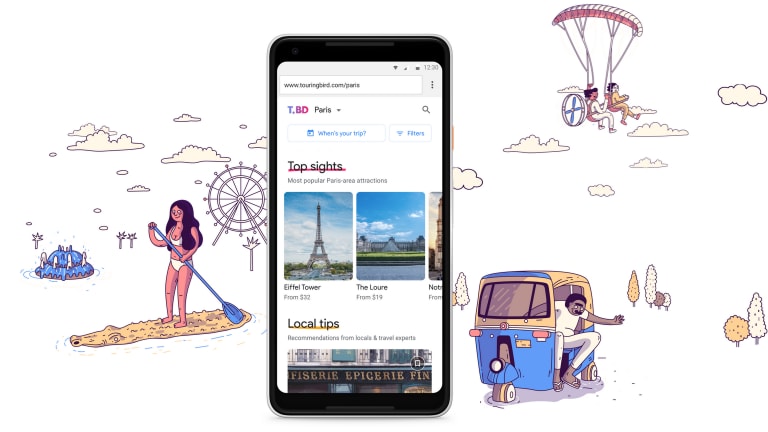 Google lancia Touring Bird, una nuova web app per pianificare al meglio i vostri viaggi (foto e video)