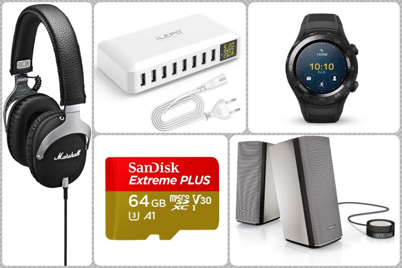 Offerte Amazon: Cuffie e speaker, Huawei Watch 2, Pokémon Ultrasole, microSD, TV e non solo