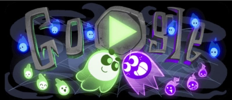 Il Google Doodle di Halloween è il primo in multiplayer: un divertente incrocio tra Pac-Man e Snake