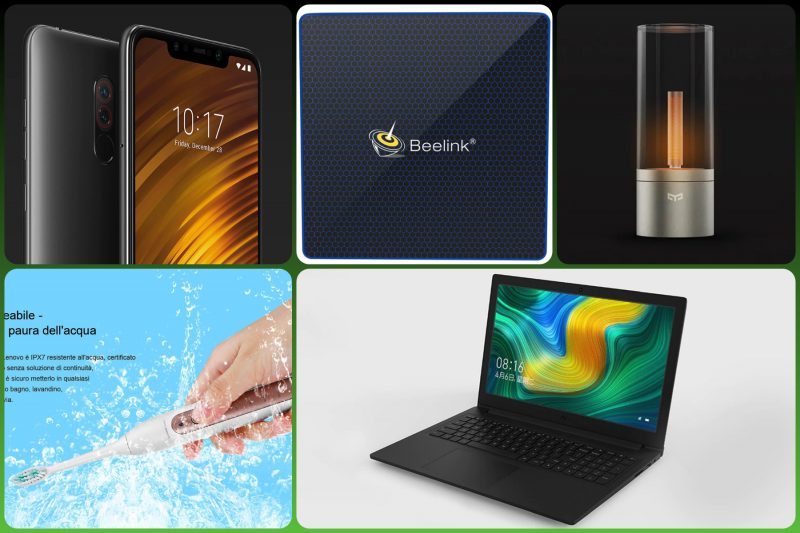 Pocophone F1 a 260€, il nuovo Mi Notebook e tante altre offerte in arrivo da GearBest