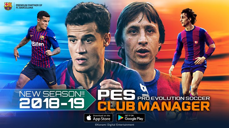 PES Club Manager 2.0 si aggiorna alla stagione 2018/19 e porta un nuovo motore di gioco e modalità All-star Series