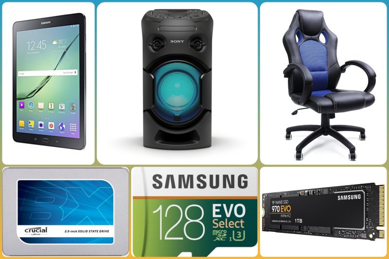 Offerte Amazon da non perdere: tablet Samsung, speaker Sony, microSD, SSD 240 GB a 60€, sedia gaming e tanto altro