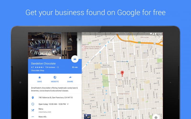 Benvenuta Google My Business: l&#039;app di cui hanno bisogno le aziende su Google Maps (video e foto)