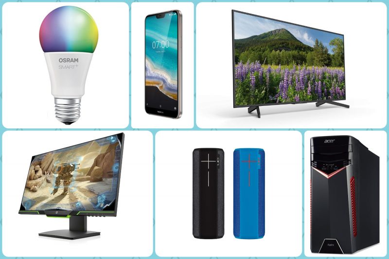 Nokia 8 e 7.1, monitor e PC gaming, lampadine smart, speaker, TV e tante altre offerte Amazon