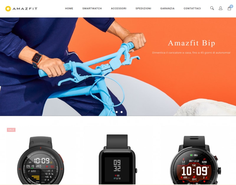 Nasce Amazfit.shop, lo store online ufficiale del brand. Ecco come risparmiare 5€ su qualsiasi ordine