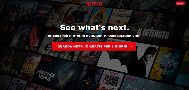 Netflix: la prova gratuita viene nuovamente rimossa (aggiornato)