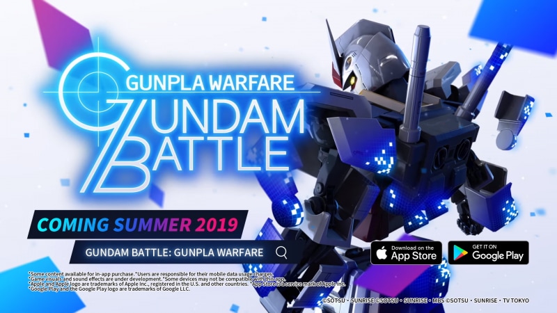 Gundam Battle: Gunpla Warfare, combattimenti 3D tra Gundam da agosto su Android e iOS