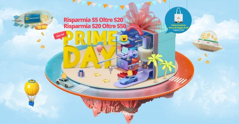GearBest lancia il &quot;suo&quot; Prime Day: sconti su una marea di prodotti Xiaomi fino al 18 luglio