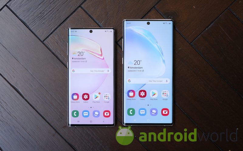 Samsung Galaxy Note 10 e Note 10+ ufficiali: per la prima volta in due, per la prima volta senza jack audio (video anteprima)