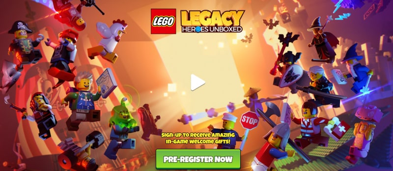 Si aprono le pre-registrazioni per LEGO Legacy: Heroes Unboxed (video)