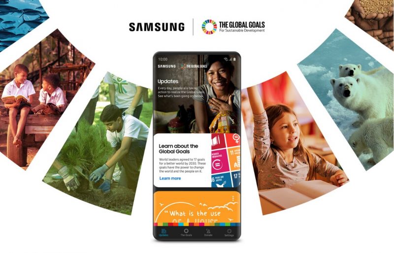 Samsung lancia un&#039;app per aiutare i suoi utenti a rendere il mondo più sostenibile (foto)