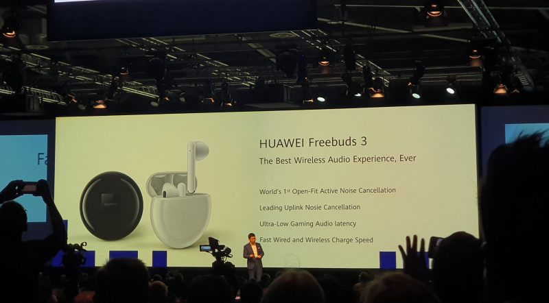 Huawei lancia FreeBuds 3, le true wireless con cancellazione del rumore