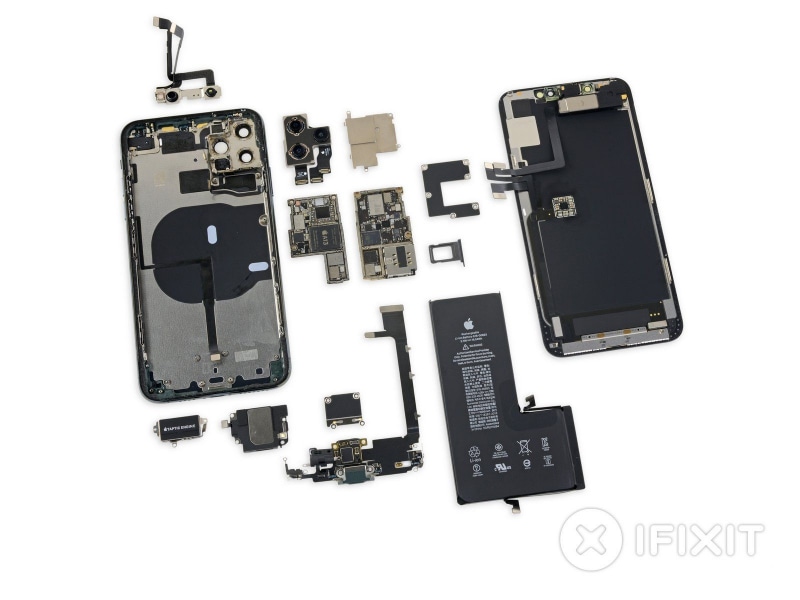 iPhone 11 Pro Max fatto a pezzi da iFixit: è un&#039;enorme batteria quella, o sei solo felice di avere più autonomia?