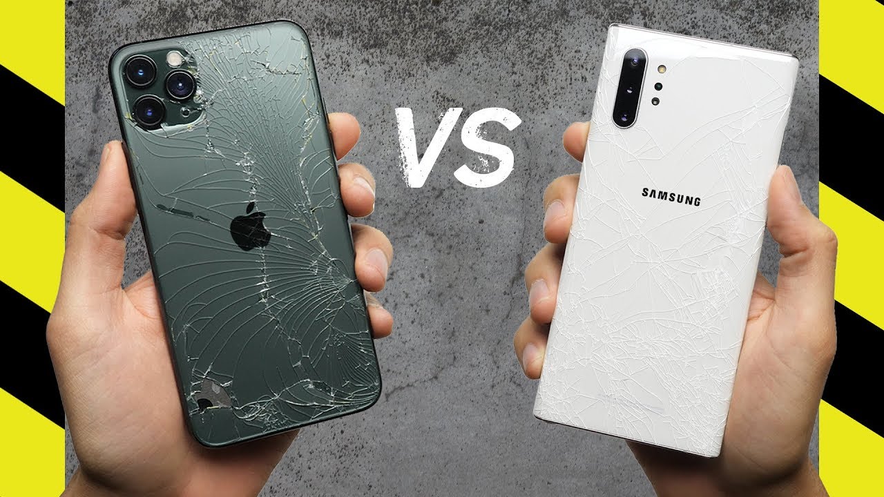اختبار السقوط iPhone 11 Pro Max vs. Galaxy Note 10+: Apple هل لديها بالفعل أصعب الزجاج في السوق؟ (فيديو) 113