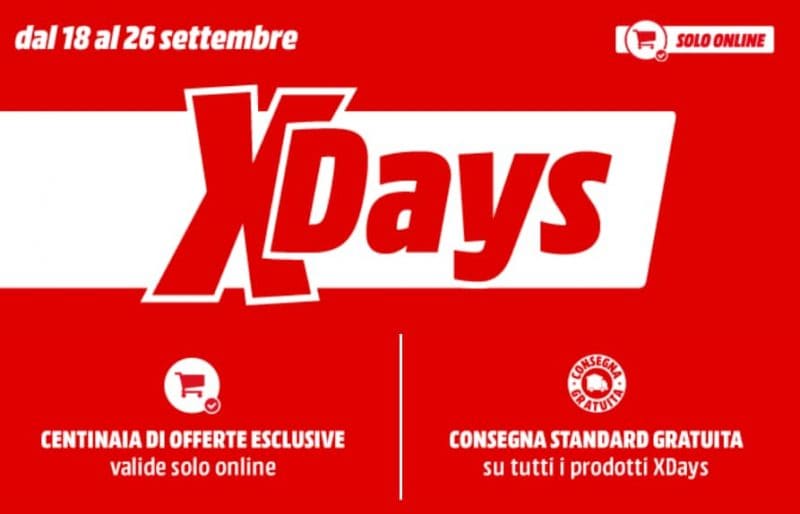 MediaWorld “X Days” 18-26 settembre: ottimi prezzi per Galaxy S10+ e TV 4K HDR (foto)