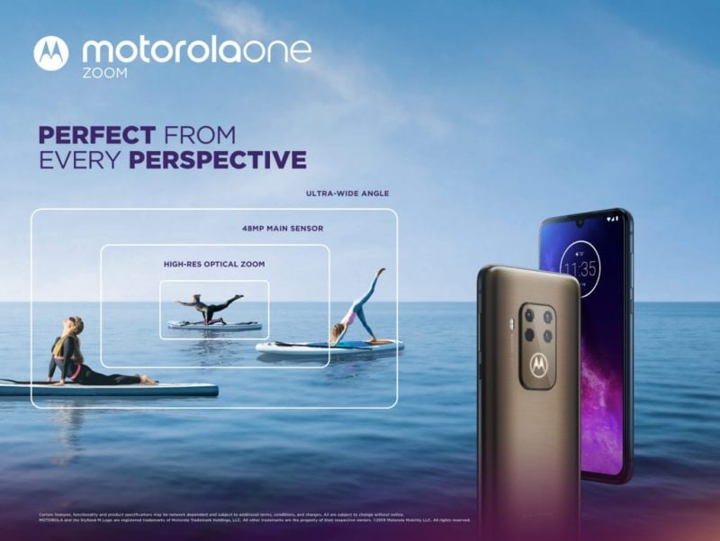 Motorola One Zoom ufficiale: quad-camera con zoom 3x e ultra-wide, 4.000 mAh, a soli 399€ (video hands-on)
