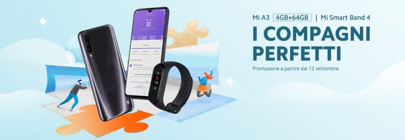 Xiaomi Mi A3 e Mi Band 4 a soli 225€! Ecco la super offerta lampo del Mi Store