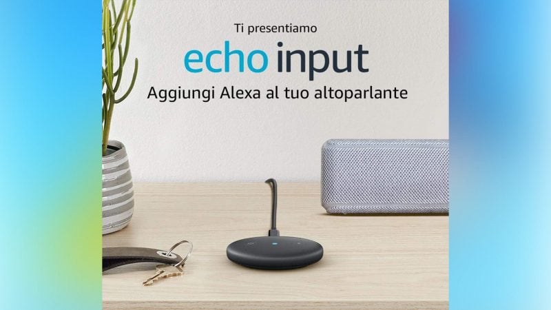 Amazon Echo Input in offerta Black Friday al miglior prezzo di sempre