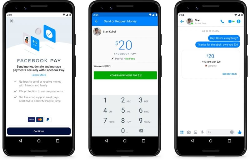 Facebook Pay ufficiale: un metodo di pagamento unificato, personalizzabile di app in app