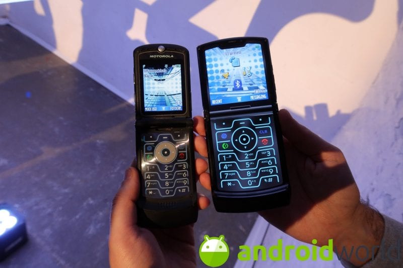 Motorola razr 2019: hands-on e confronto con Galaxy Fold e con l&#039;originale razr (foto e video)
