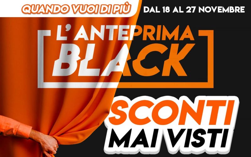 Volantino Expert “L&#039;anteprima Black” 18–27 novembre: il Black Friday è servito! (foto | Ultimi giorni)
