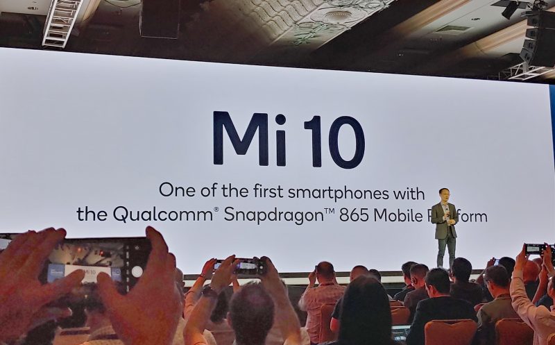 Xiaomi Mi 10 con Snapdragon 865, assieme al nuovo top di gamma OPPO